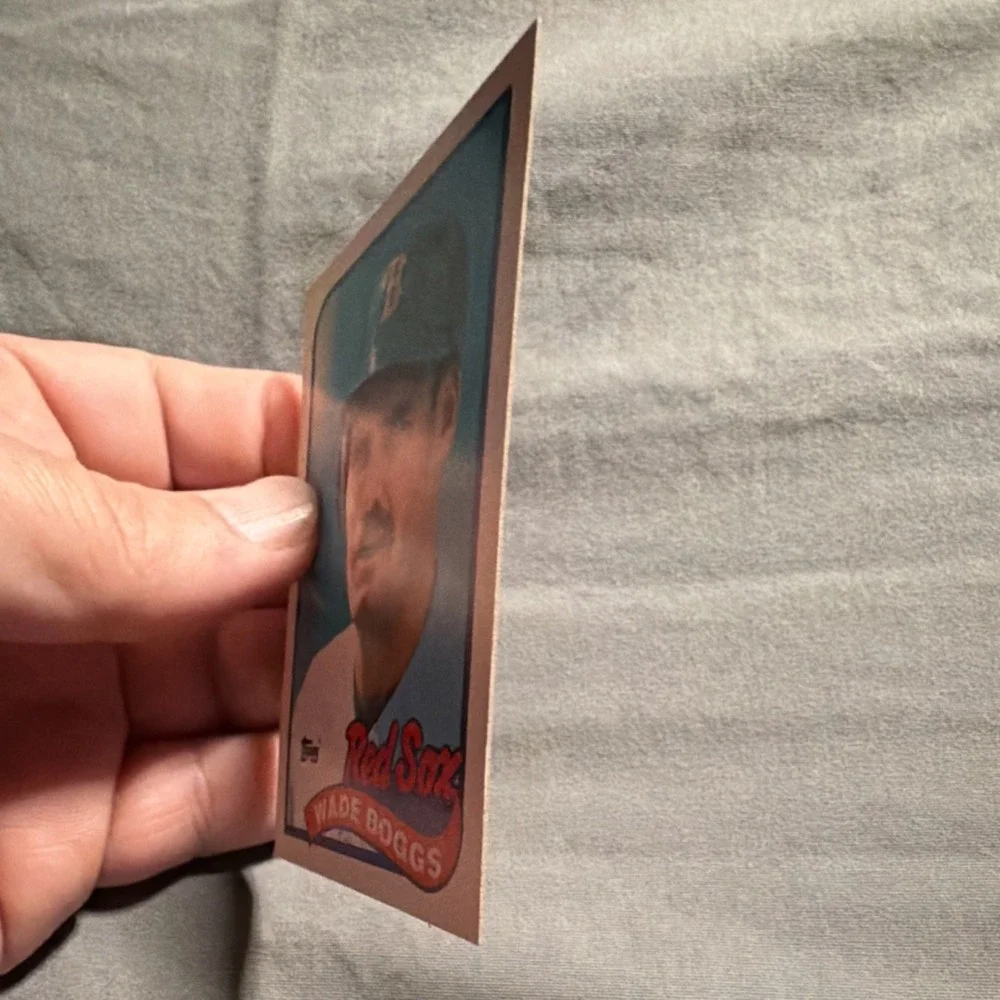 Topps 1989 Wade Boggs #600 Boston Red Sox Baseball Card MLB Sports Trading Card
